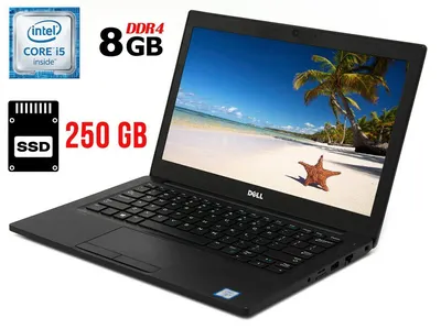 Купить Нетбук Dell Latitude 7280 / 12.5\" (1366x768) TN / Intel Core  i5-6300U (2 (4) ядра по 2.4 - 3.0 GHz) / 8 GB DDR4 / 250 GB SSD / Intel HD  Graphics 520 / WebCam / HDMI / Windows 10 лицензия в Украине