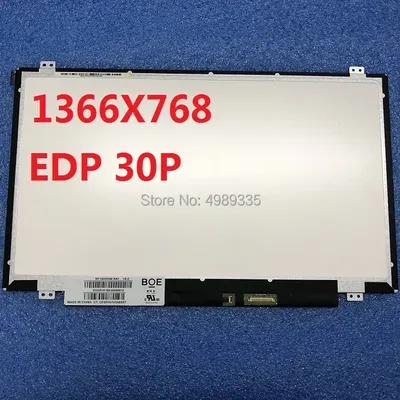 14-дюймовый ЖК-экран, зеркальное разрешение 1366X768, ЖК-экран для ноутбука  EDP30P | AliExpress