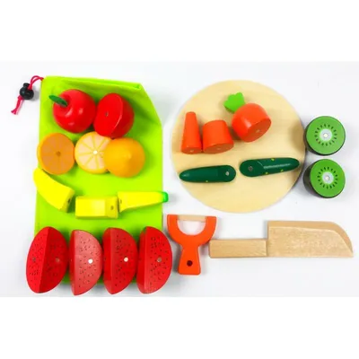 Продукты фрукты/овощи разрезные на липучке, сковородка: 158 грн. - Другое  игрушечное оружие Изюм на Olx