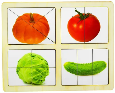 Деревянные разрезные картинки Smile Decor \"Овощи 1\", развивающий  пазл-вкладыш для малышей - купить с доставкой по выгодным ценам в  интернет-магазине OZON (216952848)
