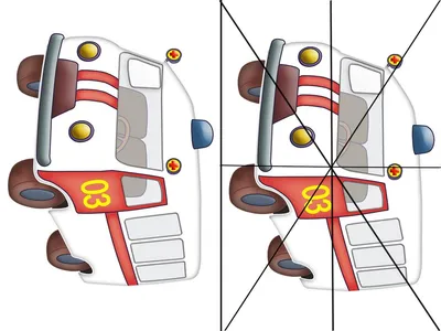 Разрезные картинки по теме \"Транспорт\"