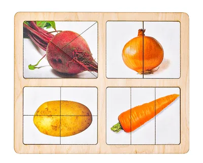Разрезные картинки \"Овощи-2\" - Смайл Декор