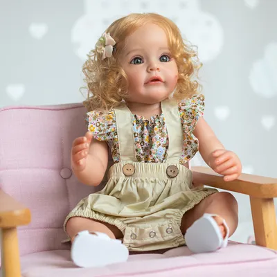 Кукла Реборн QA BABY девочка Натали интерактивная силиконовая Пупс Reborn  38 см купить по цене 3515 ₽ в интернет-магазине Детский мир