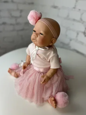Кукла Реборн 55 см с длинными волосами (реалистичная) купить по цене 4199 ₽  в интернет-магазине KazanExpress