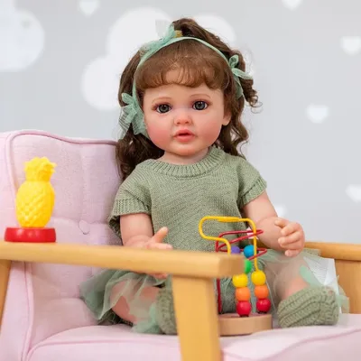 👶 Мягконабивная кукла реборн девочка Злата 60 см. купить за 5870 руб.  интернет-магазин RebornLand