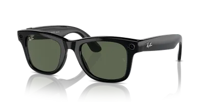 RAY-BAN | META WAYFARER Sunglasses in Black and Green - | Ray-Ban® US