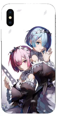 Обои на рабочий стол Ram / Рам и Rem / Рем из аниме Re: Zero kara Hajimeru  Isekai Seikatsu / Re: Жизнь в альтернативном мире с нуля, by NyanPunch, обои  для рабочего