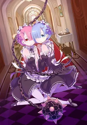 Обои Аниме Re: Zero kara Hajimeru Isekai Seikatsu, обои для рабочего стола,  фотографии аниме, re, zero kara hajimeru isekai seikatsu, оружие, кровь,  девушки, рем, рам Обои для рабочего стола, скачать обои картинки