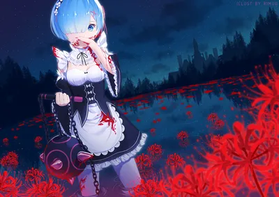 Mobile wallpaper: Anime, Blood, Blue Eyes, Maid, Blue Hair, Short Hair,  Re:zero Starting Life In Another World, Rem (Re:zero), 1335140 download the  picture for free.