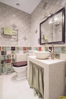 Косметический ремонт ванной комнаты в Хрущевке - Ремонт санузлов - Портфолио