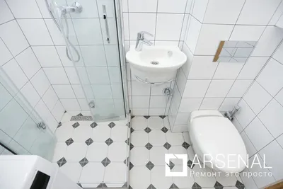 Капитальный ремонт туалета в Хрущевке. - Ремонт санузлов - Портфолио