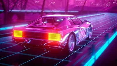 обои : Synthwave, Неоновый, Retrowave 3840x2160 - lishubin - 1910641 -  красивые картинки - WallHere