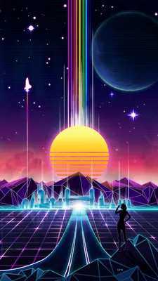 Aesthetic retrowave phone wallpapers | HeroScreen - Cool Wallpapers | Waves  wallpaper iphone, Waves wallpaper, Retro futurism