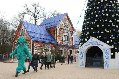 Яркая резиденция Деда мороза в …» — создано в Шедевруме
