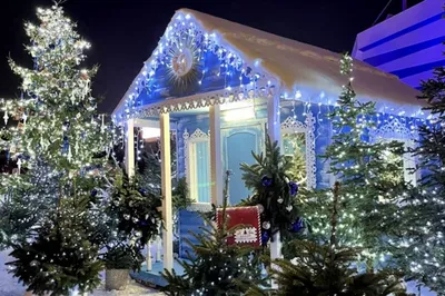 Резиденция Деда Мороза в Комсомольске-на-Амуре в Дворец культуры  Железнодорожников