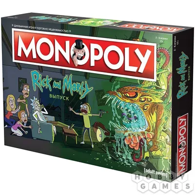 Монополия: Рик и Морти | Купить настольную игру в магазинах Hobby Games