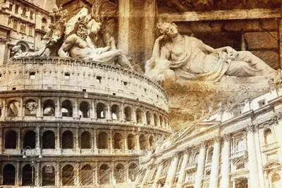 Рим, Италия, статуя, скульптура Обои 1080x1920 iPhone 6 Plus, 7 Plus, 8 Plus