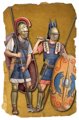 Римский воин рисунок - 68 фото