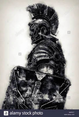 Римский воин легионер рисунок - 72 фото