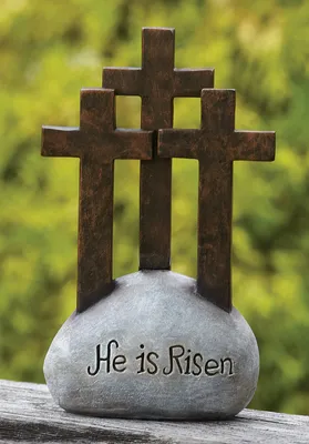 Wall Banner EASTER Resurrection Day - Jesus is Alive He is Risen Verti |  High Praise Banners