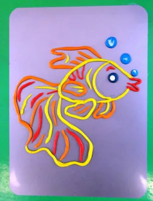 Мастер-класс. Рисование пластилином «Аквариумные рыбки — гуппи» (22 фото).  Воспитателям детских садов, школьным учителям и педагогам - Маам.ру