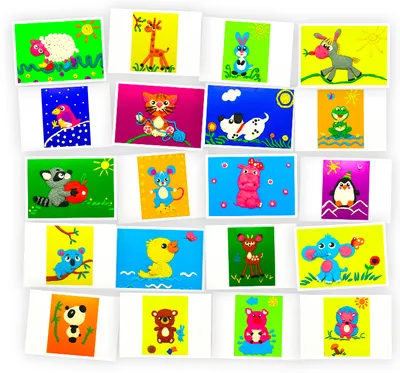 Рисование Пластилином: Животные | SkillBerry | Онлайн-школа рисования и  рукоделия для детей и взрослых СкиллБерри