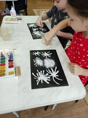 Нетрадиционная техника рисования солью \"Салют\" | Школьный портал Республики  Мордовия