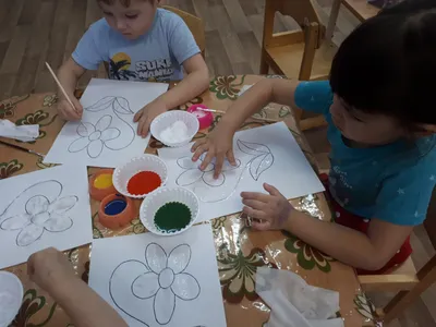 Рисование солью — Муниципальное автономное дошкольное образовательное  учреждение Детский сад № 39 города Тюмени