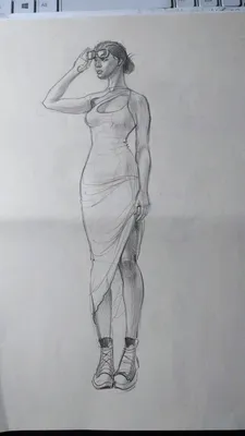 Рисунок карандашом девушка легко (45 фото)