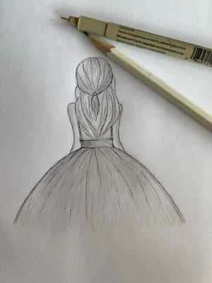 Рисунок Girl Art Sketch, девушка, карандаш, черные волосы, мода png |  Klipartz