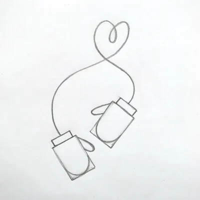 Как легко и просто нарисовать варежки | Уроки рисования для детей и  взрослых | Дзен