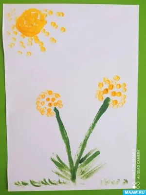 ТВОРЧЕСКАЯ МАСТЕРСКАЯ рисование ватными палочками (для детей старшей  группы) » Детский сад № 35