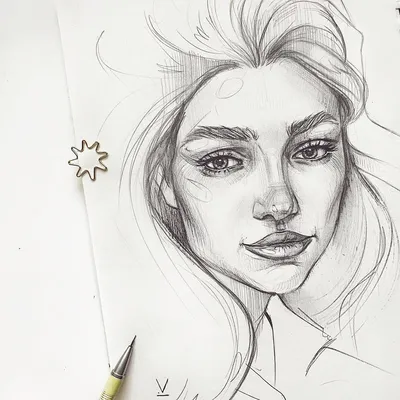 Красивые девушки нарисовать: Рисунки карандашом для срисовки очень л� |  разное | Постила