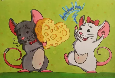 Рисунки мышки карандашом для детей (30 фото) 🔥 Прикольные картинки и юмор