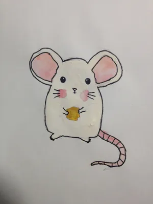 милый рисунок мыши иллюстрация штока. иллюстрации насчитывающей мышь -  220731185