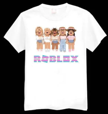 Roblox Girl Characters Kids Printed T-shirt Various Sizes Available - Etsy