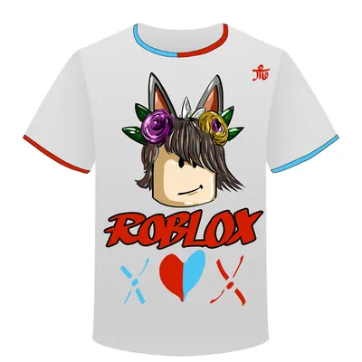 ROBLOX Summer Neck Short-sleeved 3D Kids Cartoon Print Splicing T-shirt  O-neck Sport T-shirt Boys Girls Tops High Short Sleeve - AliExpress