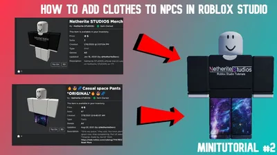 How to Add Clothes to NPCs In Roblox STUDIO! | Mini-Tutorial # 2 - YouTube
