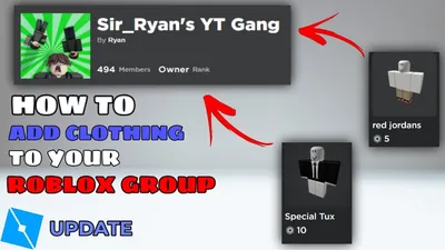 How to Add Clothing to your Roblox Group (update!) 2023 easy - YouTube
