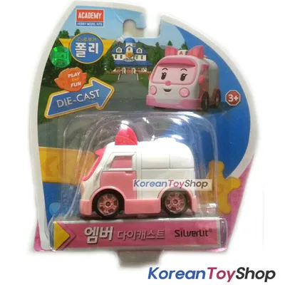 ROBOCAR POLI Season5 Big/Small 8-Type Official Plush doll-Poli Amber Roy  Heli | eBay