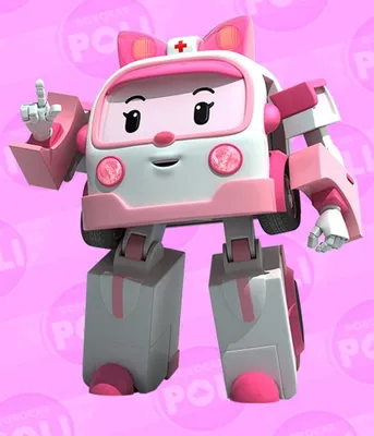 Robocar Poli Deluxe Poli Roy Amber Helly 6\" Big size Transforming Robot  4pcs | eBay