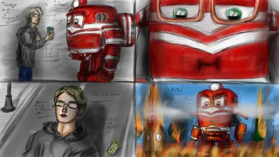 Раскраска мультиков роботы. дюк раскраски из мультиков раскраска роботы  поезда. Раскрашивать онлайн.
