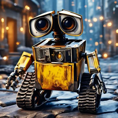 Обои с роботом wall-e из …» — создано в Шедевруме