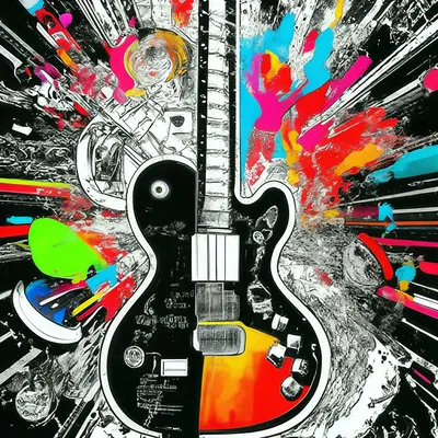 Гитара Рок Музыка - Бесплатная векторная графика на Pixabay - Pixabay