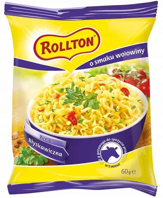 Nudle o smaku gulaszu \"Rollton\" 60g - Best-Market.pl