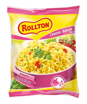 Rollton Instant noodles cheese and bacon 60 g :: Asian food online