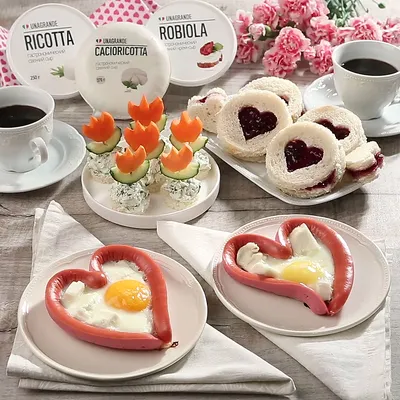 Рецепт и фото Романтический завтрак — Сочетайзер