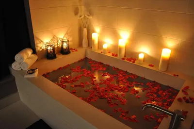 Как организовать романтик в ванной комнате - Мастерская Эмоций