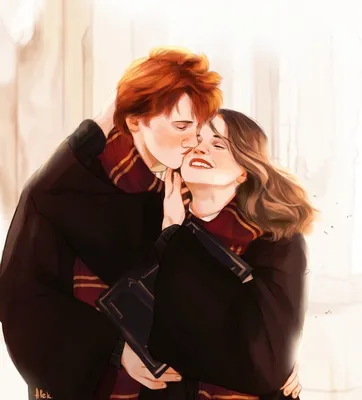 Ron and Hermione poster by Thirrinaki on DeviantArt