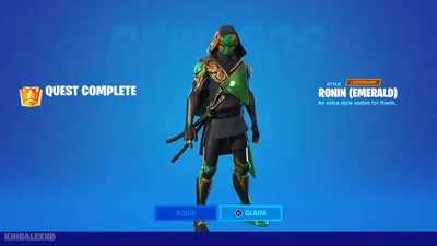 Ronin (Azure) | Fortnite Skin | Images, Shop History, Gameplay